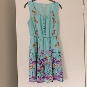 ModCloth Watercolor Dress Small